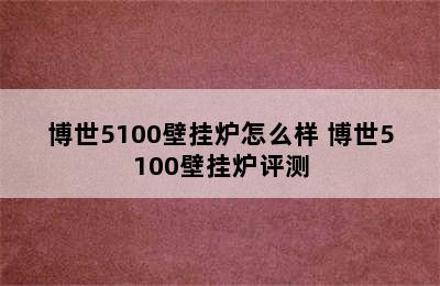 博世5100壁挂炉怎么样 博世5100壁挂炉评测